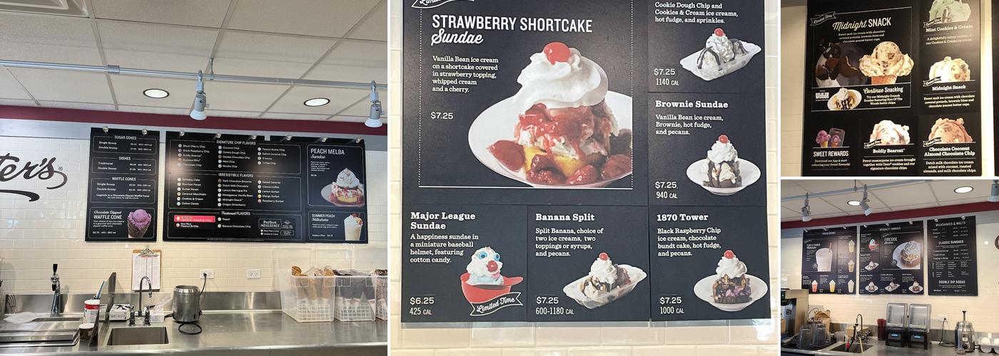 Graeter's Ice Cream Menu
