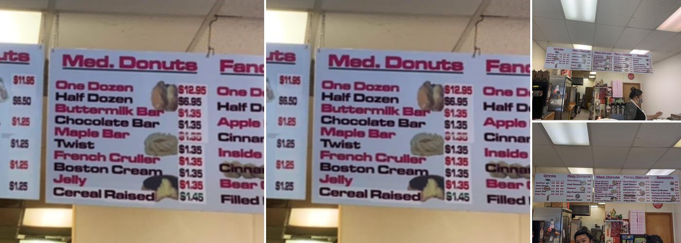 Pink Dozen Donuts Menu
