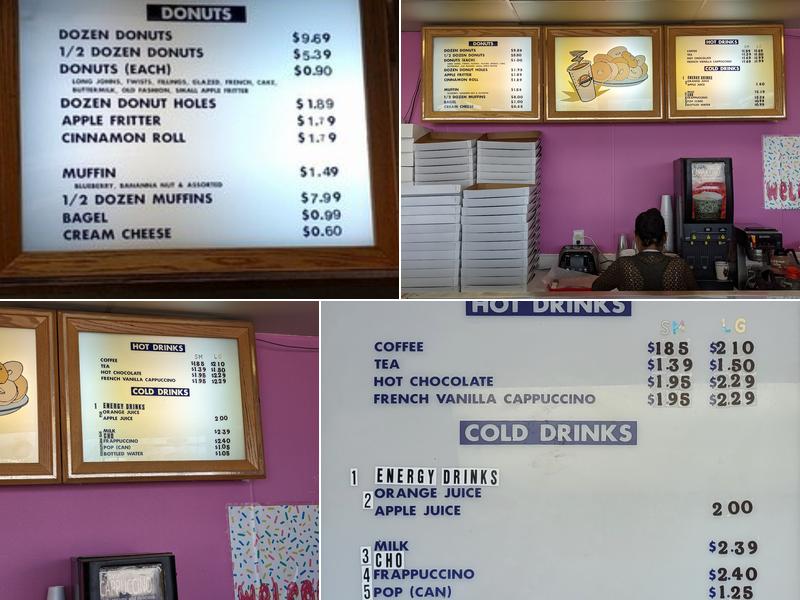 Wheeling Donuts Menu