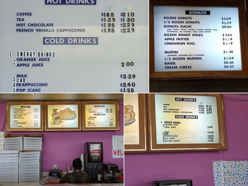 Wheeling Donuts Menu