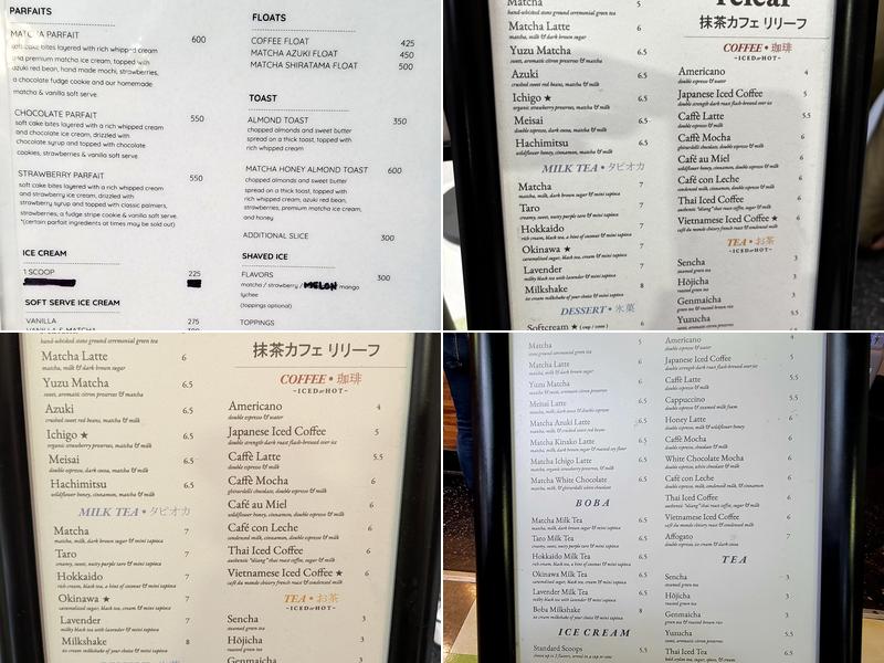 releaf Menu