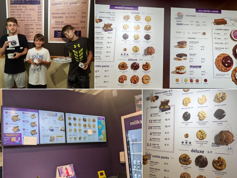 Insomnia Cookies Menu