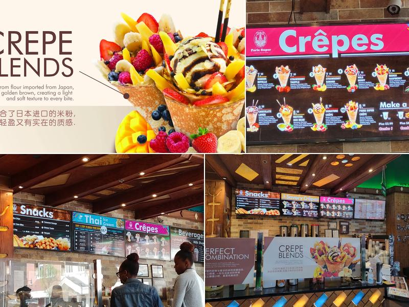 Paris super crepes Menu