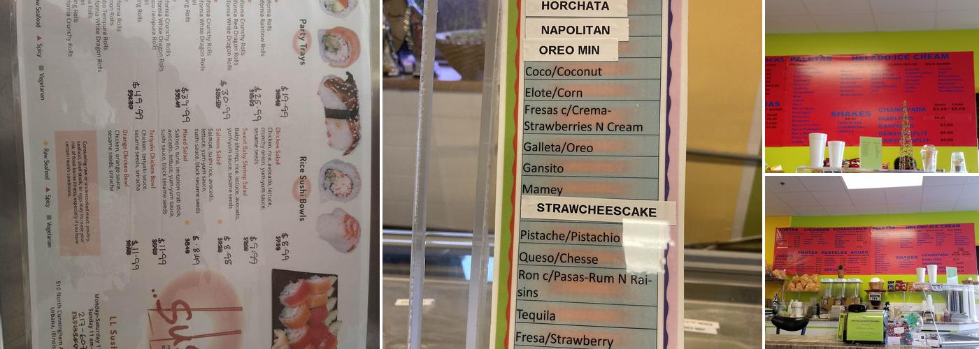 El Oasis Menu