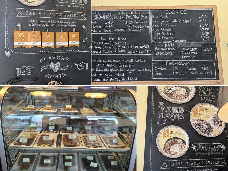 Silverland Bakery Menu