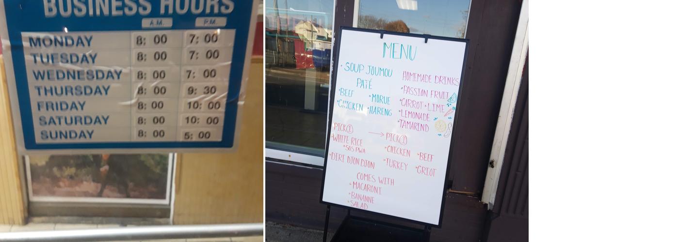 Boulangerie Saint Antoine Menu