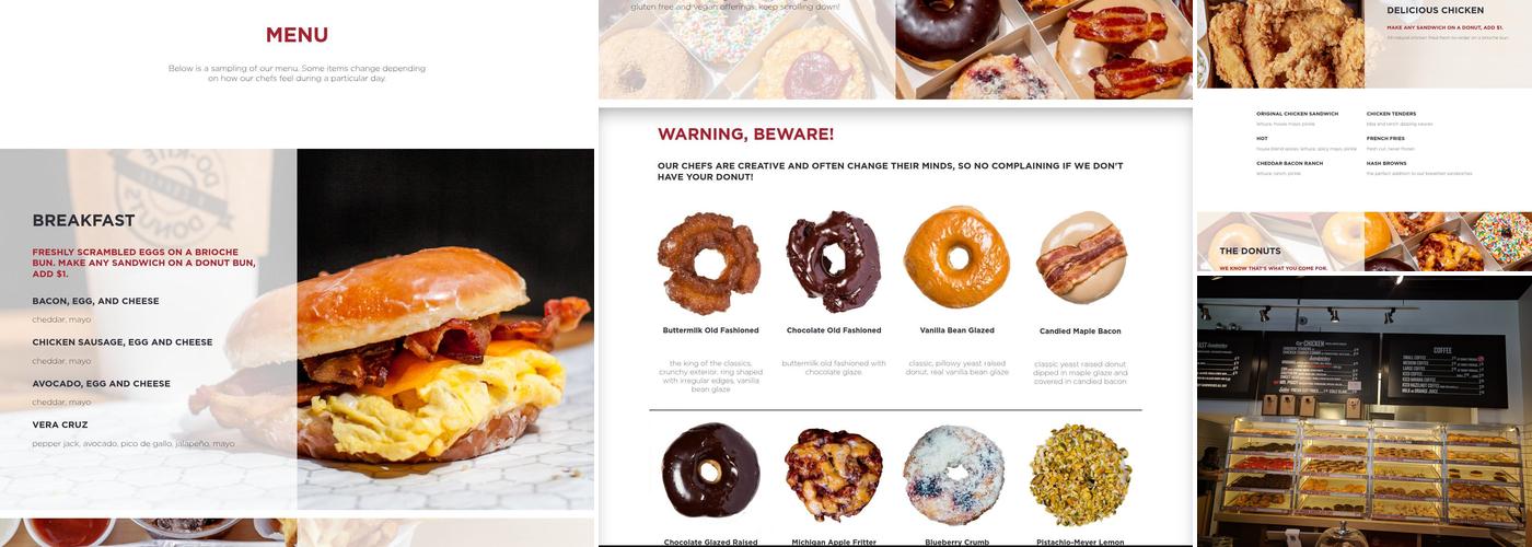 Do-Rite Donuts & Chicken Menu