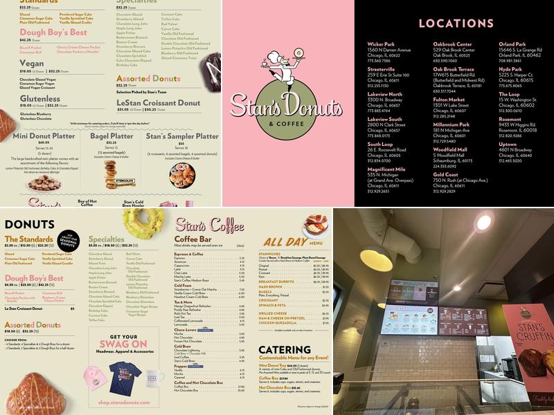 Stan's Donuts & Coffee Menu