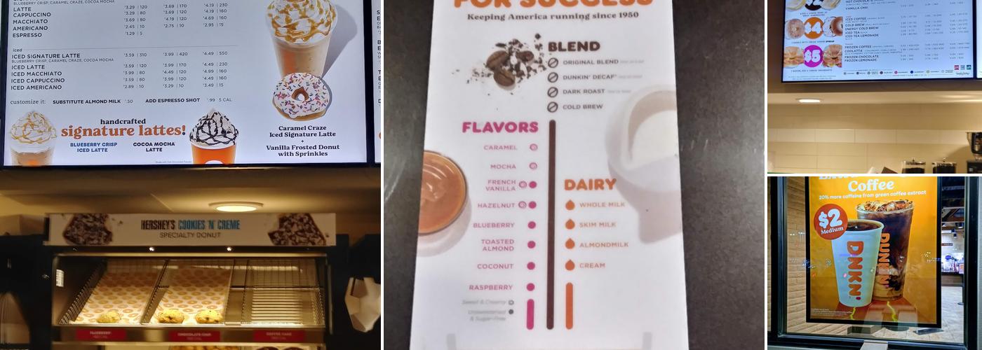 Dunkin' Menu