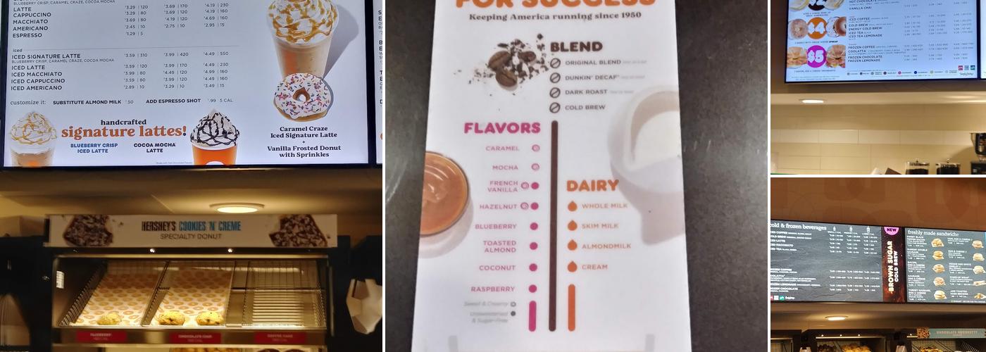 Dunkin' Menu