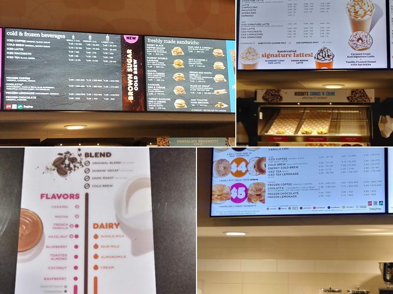 Dunkin' Menu