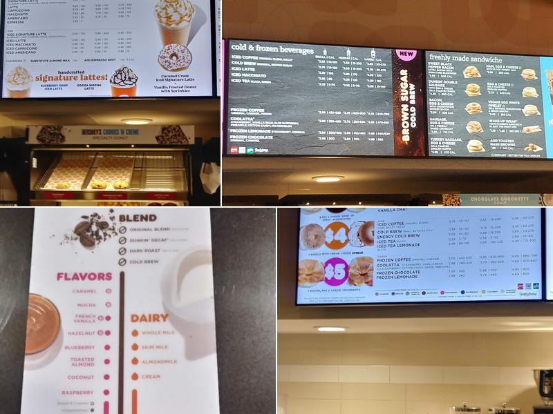 Dunkin' Menu