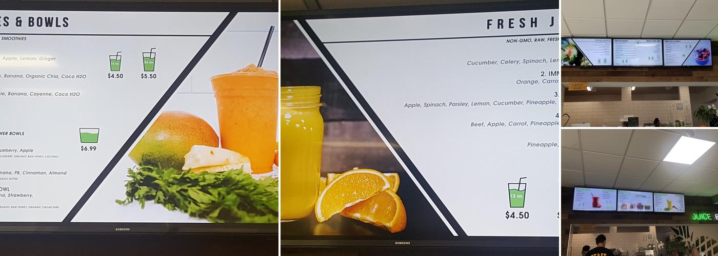 Core Juice Bar Menu