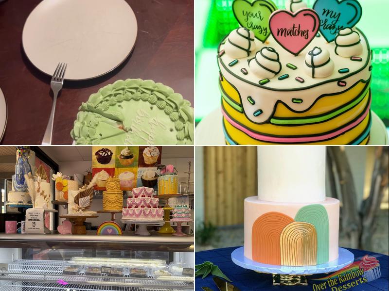 Over the Rainbow Desserts Menu