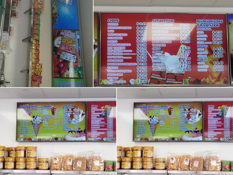 La Michoacana All Natural Menu