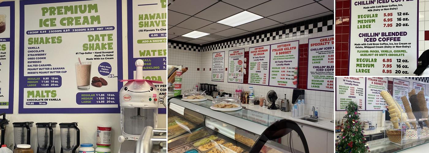 Jus Chillin P.S Menu