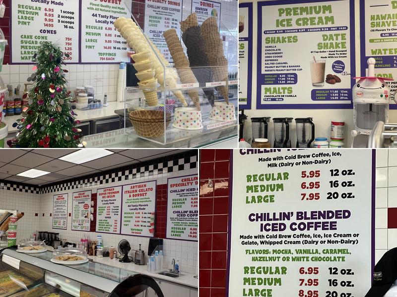 Jus Chillin P.S Menu