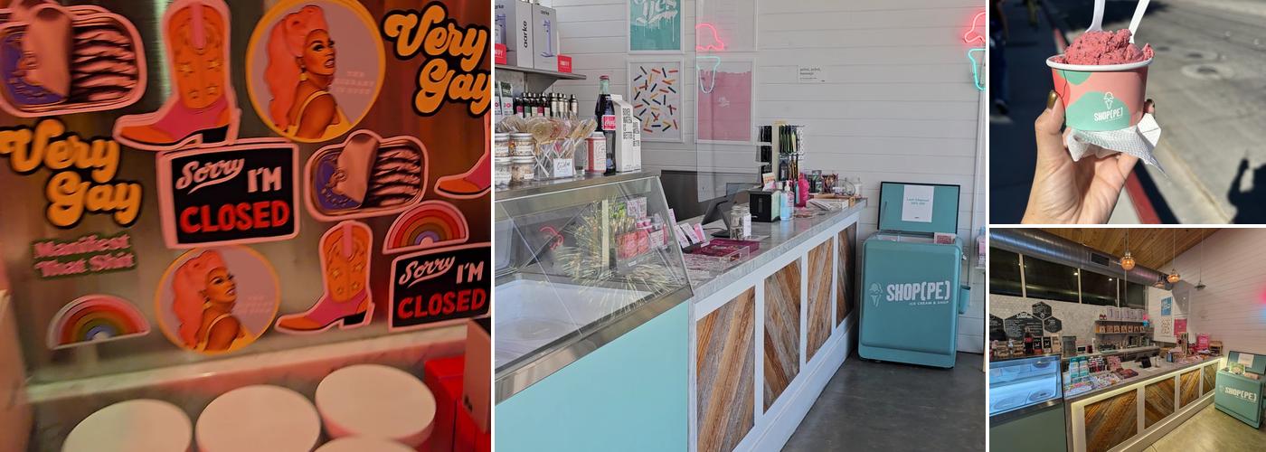 Shop(pe) | Ice Cream & Shop Menu