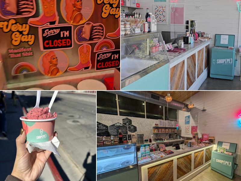 Shop(pe) | Ice Cream & Shop Menu