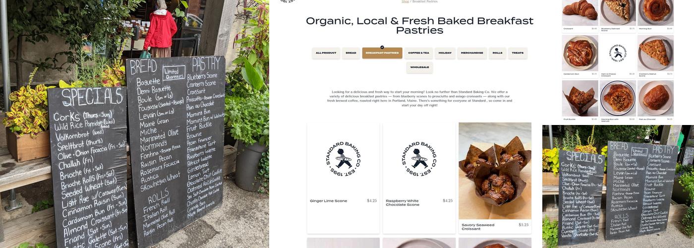Standard Baking Co Menu
