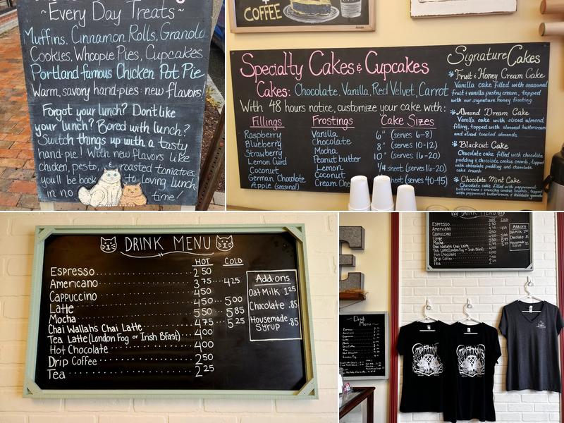 Two Fat Cats Bakery Menu