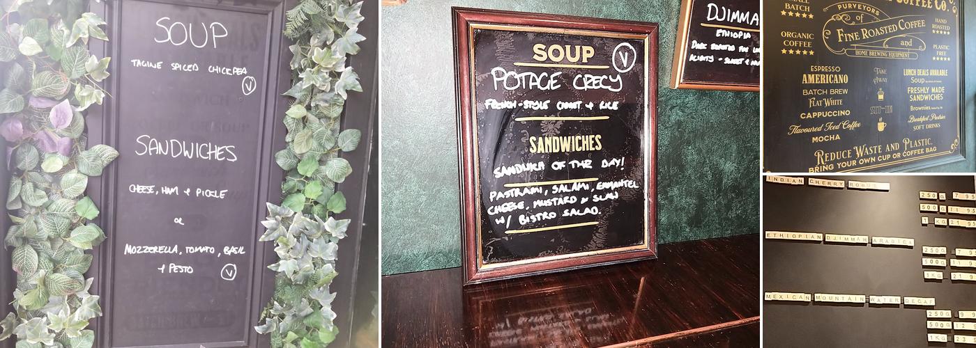 Throat Punch Coffee Company Menu