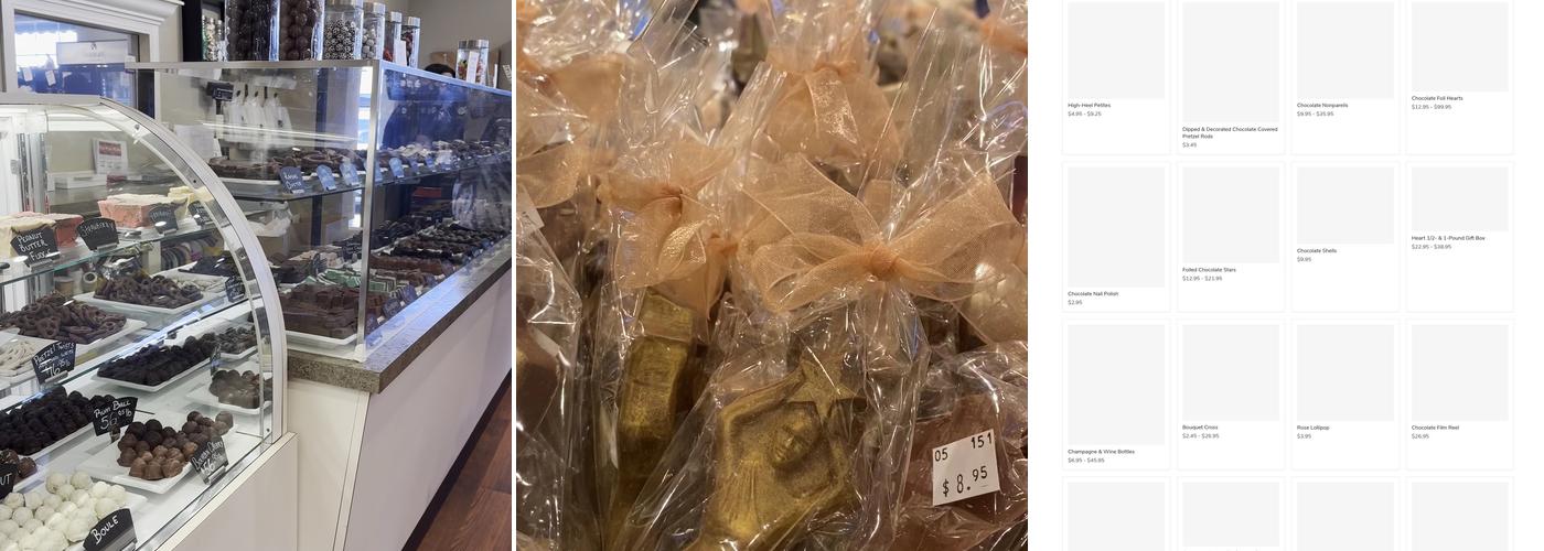 Morkes Chocolates Menu