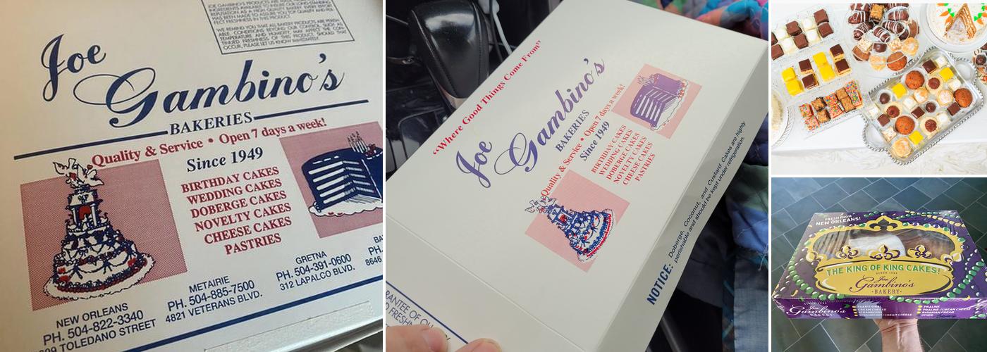 Gambino's Bakery Menu