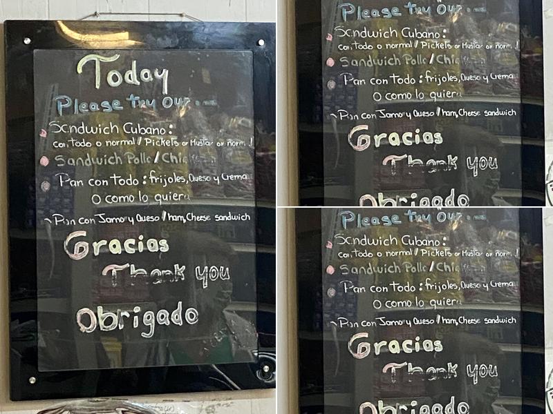 Norma's Sweets Bakery Menu