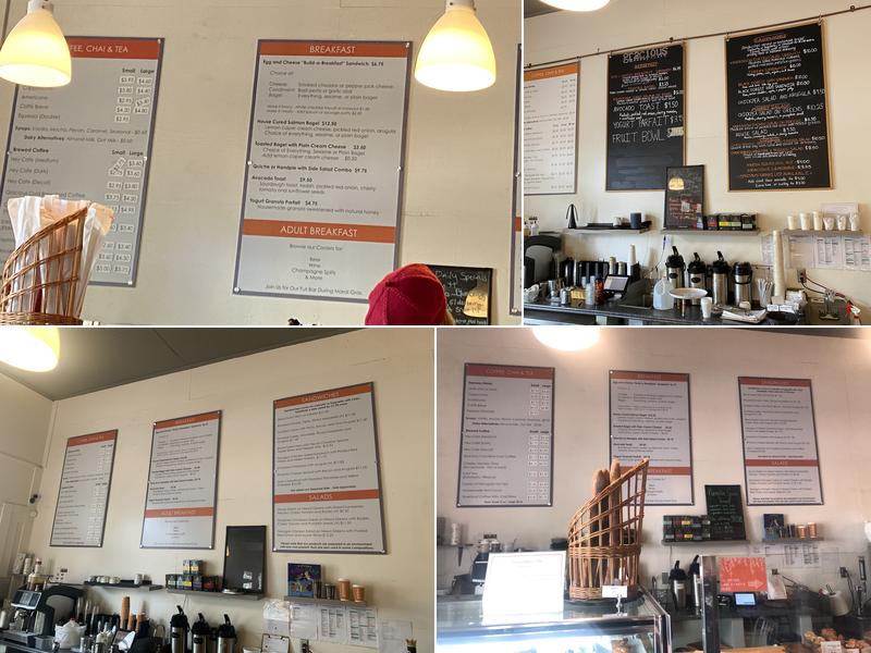 Gracious Bakery Menu