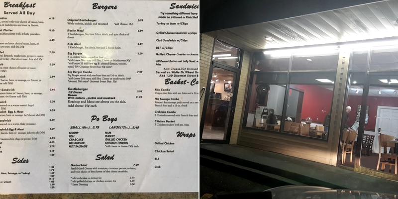 Tastee Donuts Menu