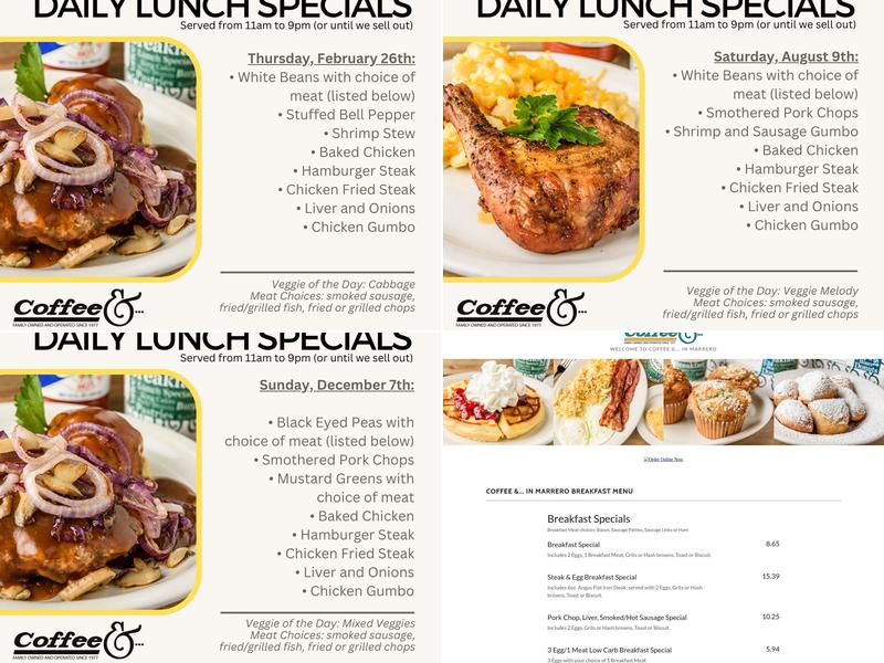 Coffee & Menu