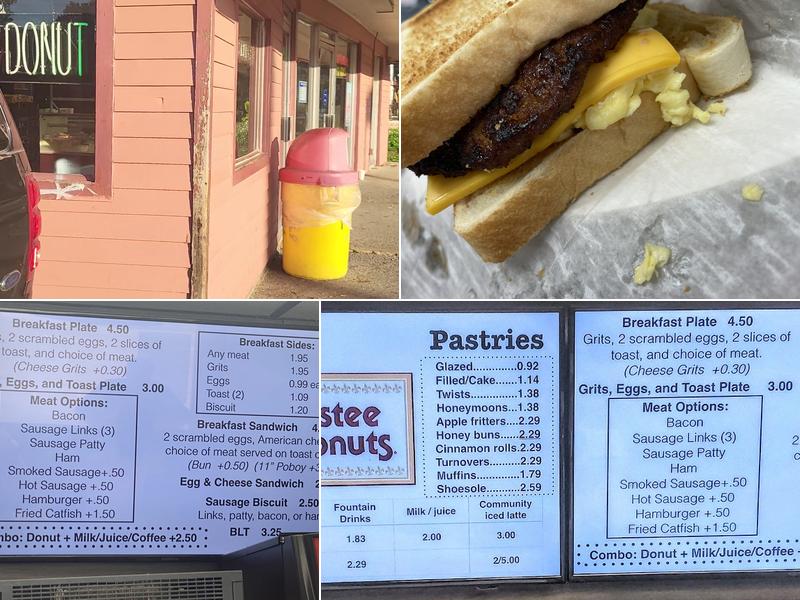 Tastee Restaurant Deli-Donuts Menu