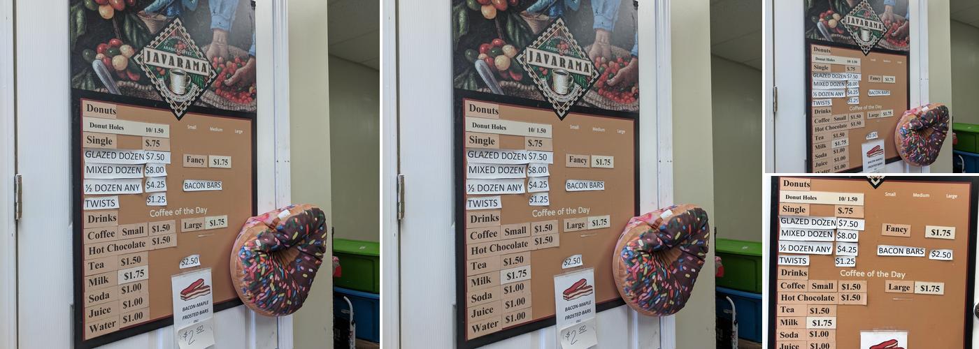 Daddy's Donuts Menu