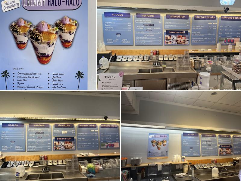 Village Creamery Menu