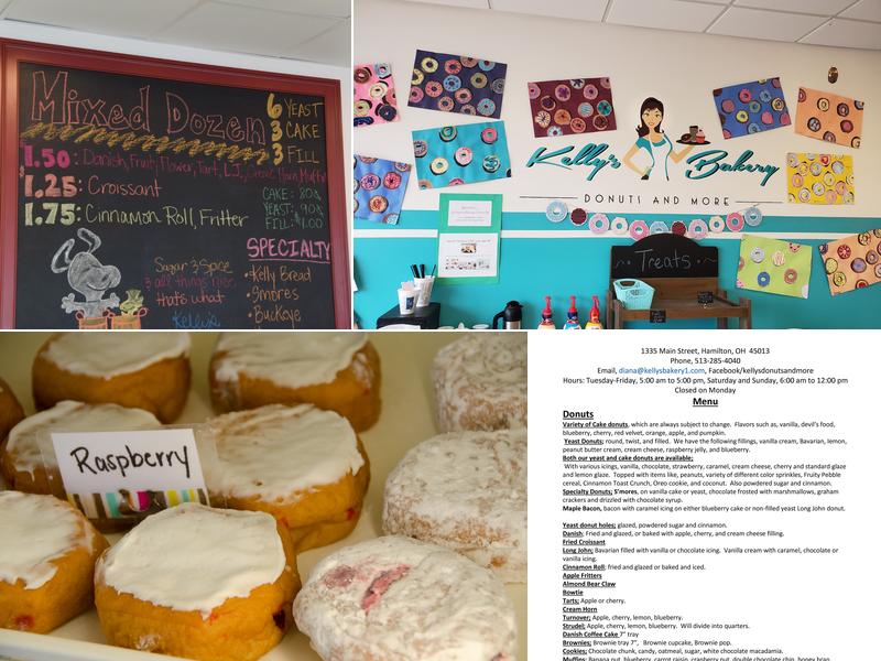 Kelly's Bakery Menu