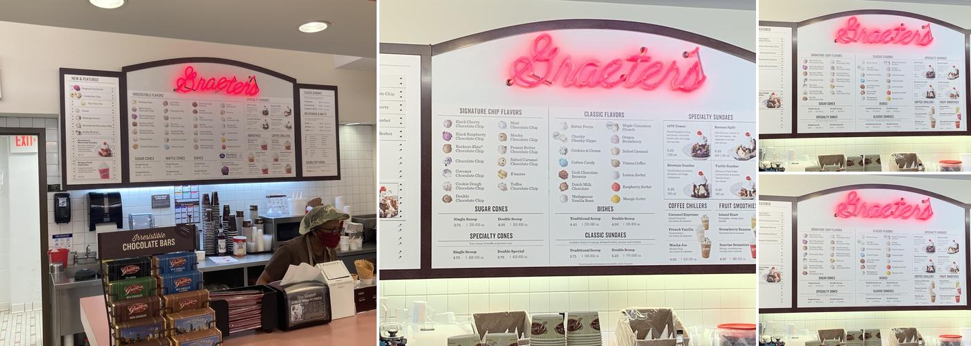 Graeter's Ice Cream Menu
