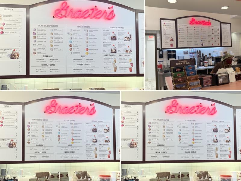 Graeter's Ice Cream Menu