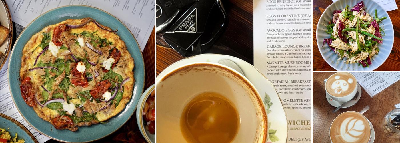 The Garage Lounge Menu