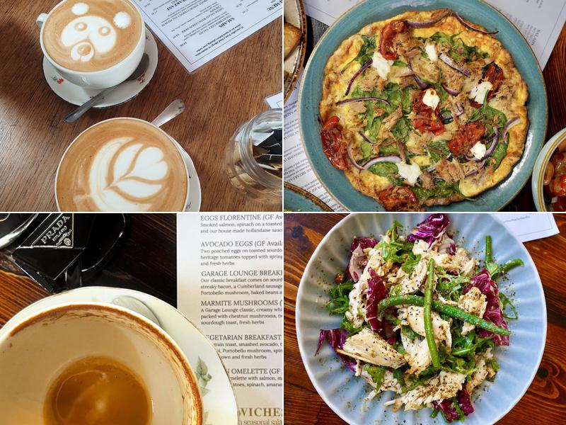 The Garage Lounge Menu