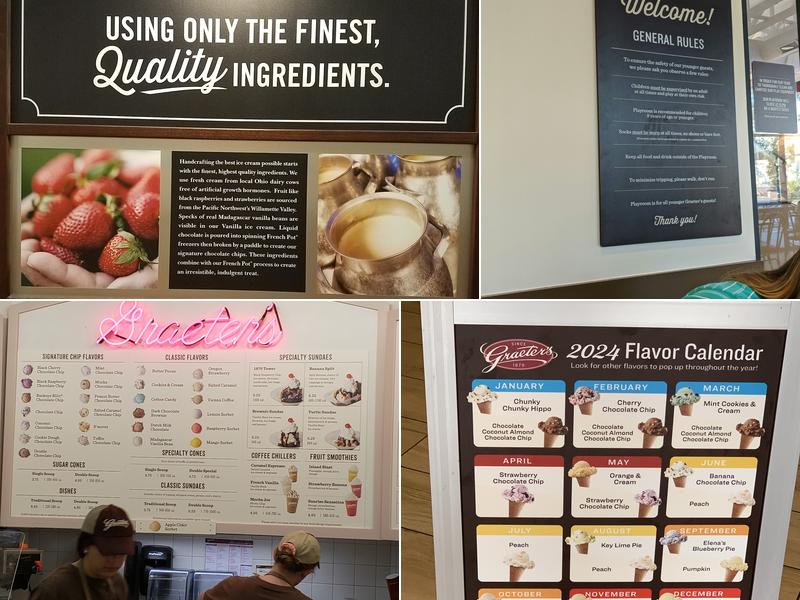 Graeter's Ice Cream Menu