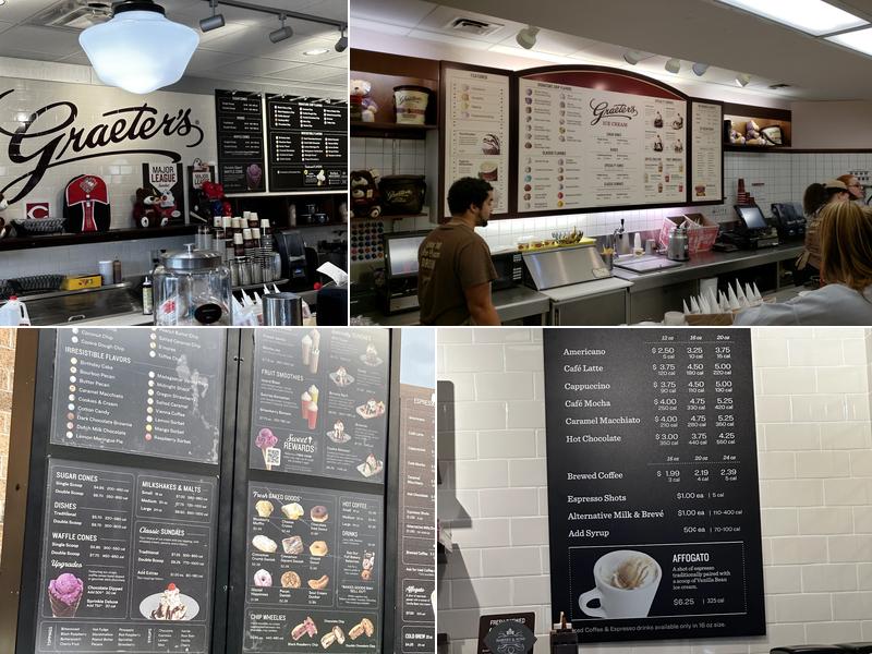 Graeter's Ice Cream Menu