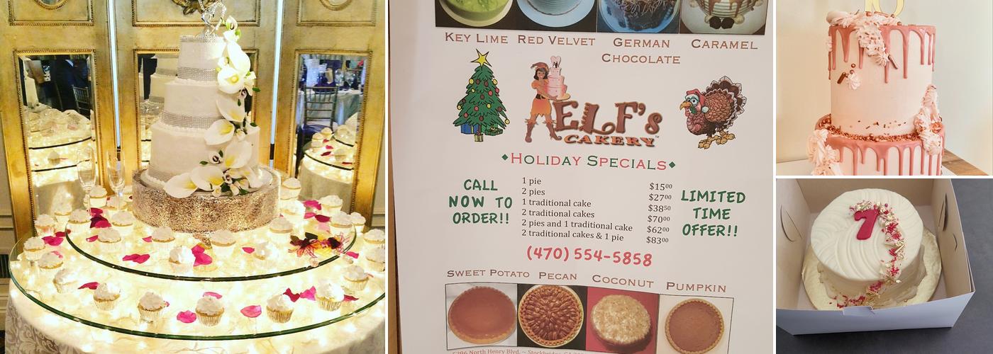 ELF's Cakery Menu