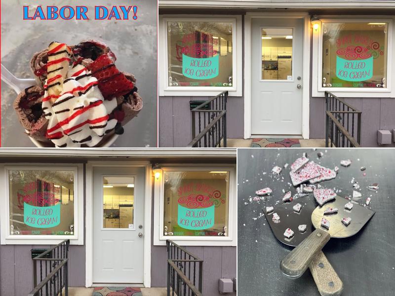 Sweet Swirls Rolled Ice Cream