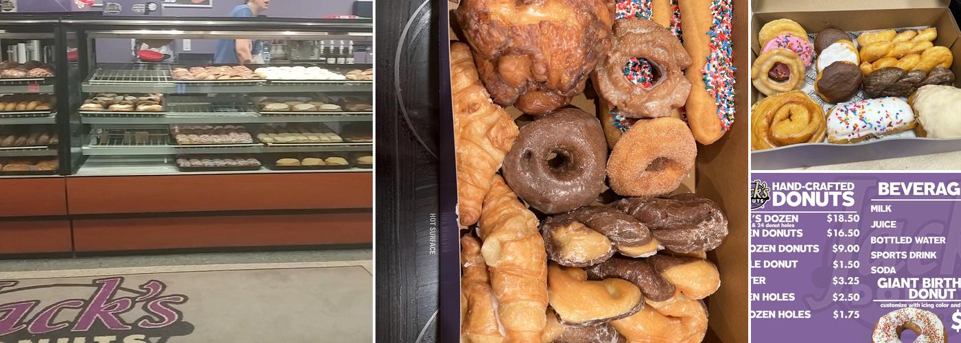 Jack's Donuts of Carmel Menu