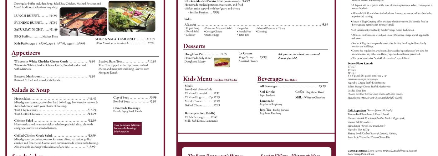 Doughbox Bakery Menu