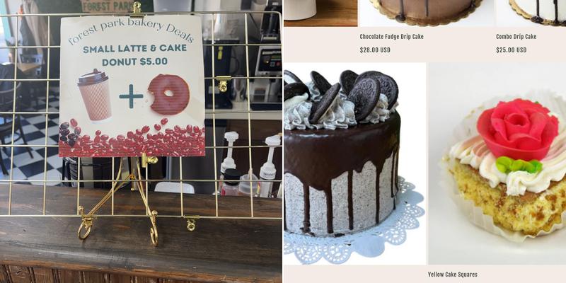 Forest Park Bakery Menu