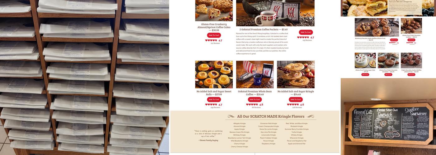 O&H Danish Bakery Menu