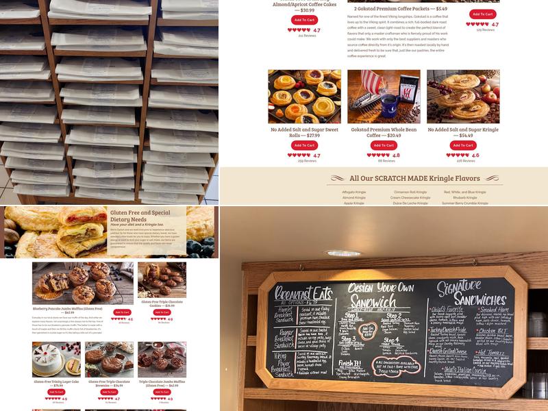 O&H Danish Bakery Menu