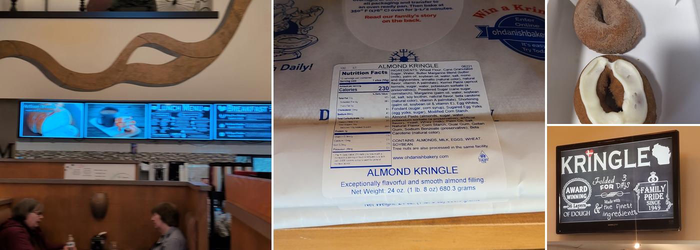 O&H Danish Bakery Menu